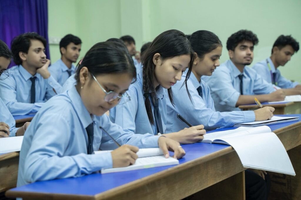 students participating in interactive classroom session in Guwahati