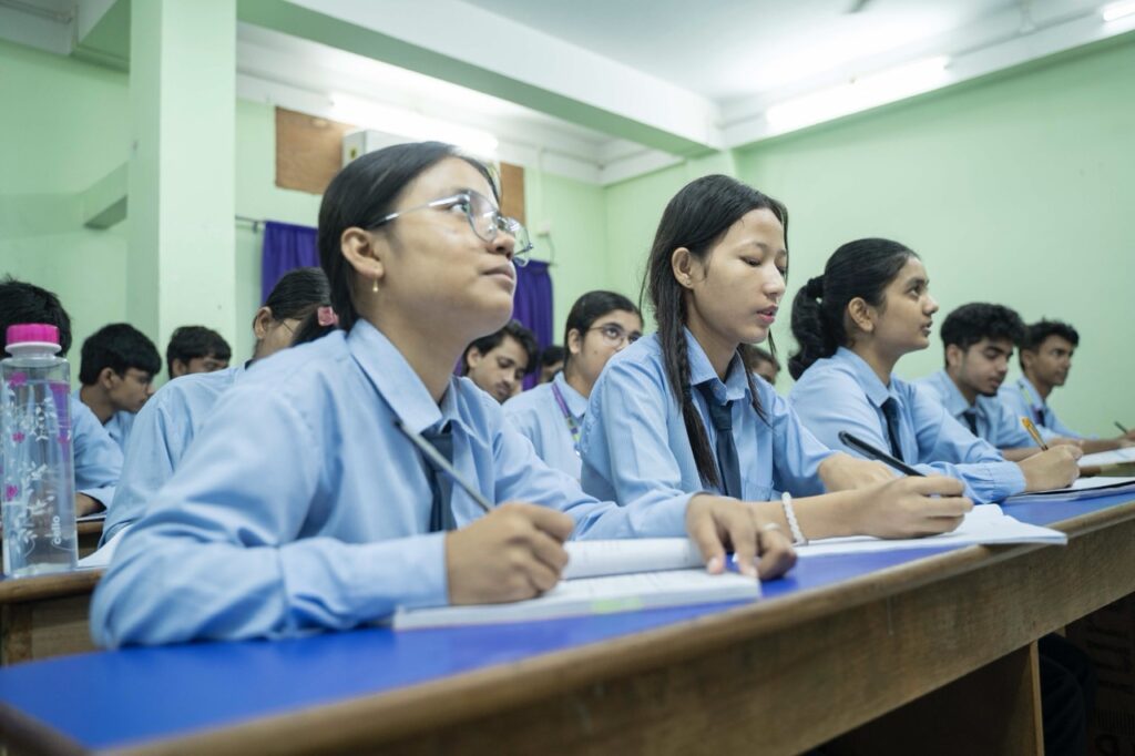 well-equipped classroom at a leading coaching center in Guwahati