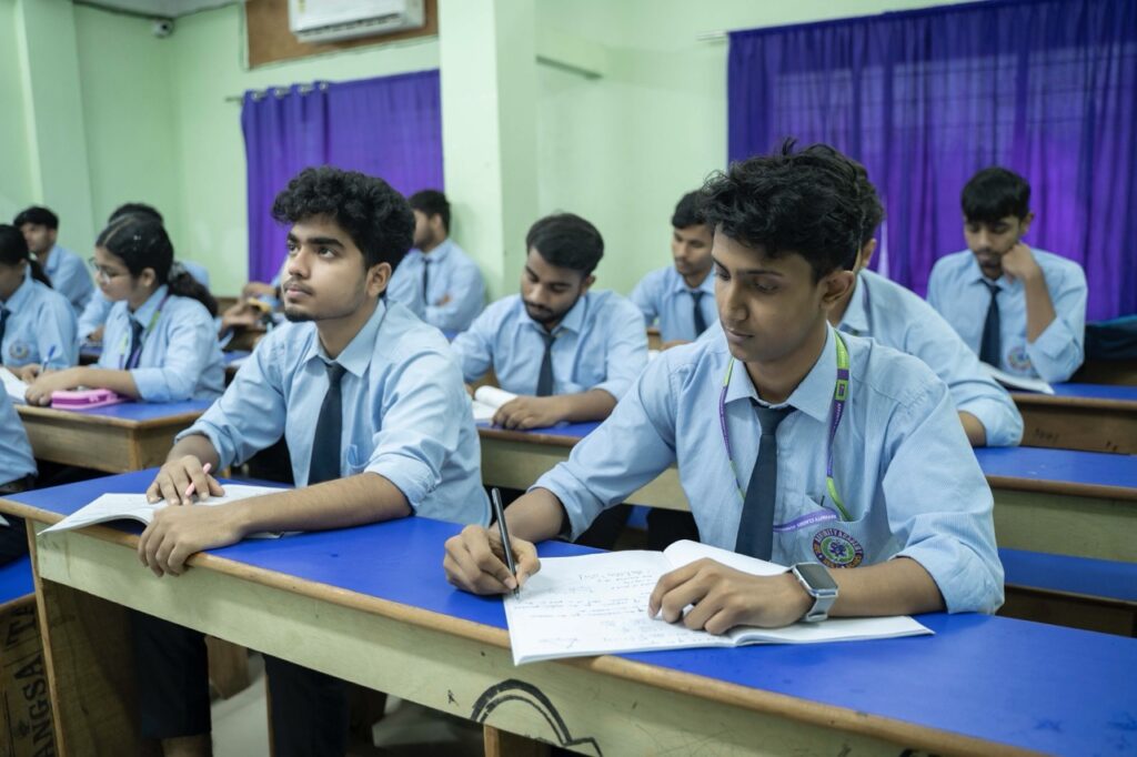 Students engaged in classroom