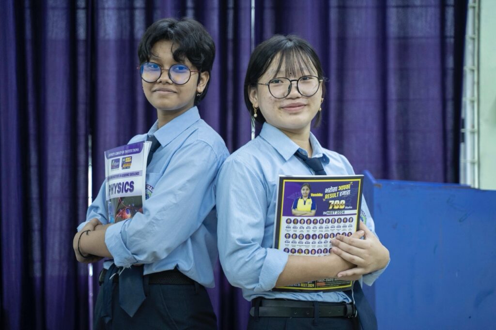 girls in affinity classroom